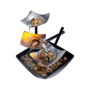 Homedics Tabletop Water Fountain, Home Décor Soothing Sound Machine